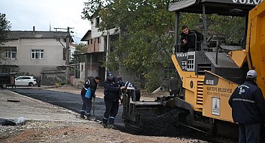 Kartepe'de 3 sokağa 750 ton asfalt