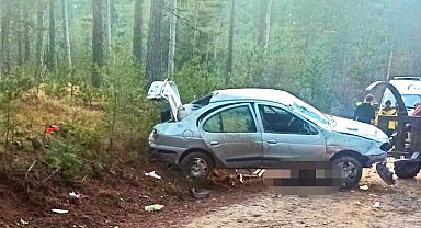 Kastamonu'da otomobil takla attı: 1 ölü, 3 yaralı