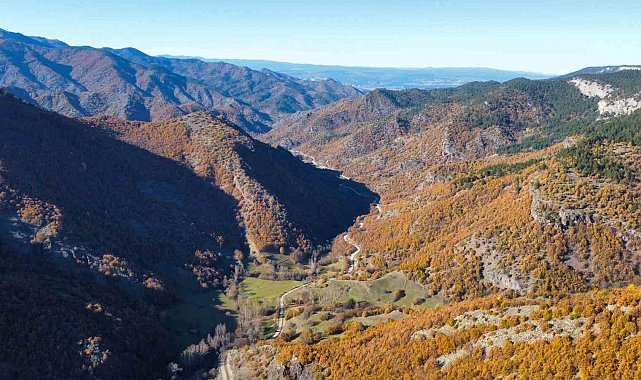 Kastamonu'da sonbaharın renkleri mest ediyor