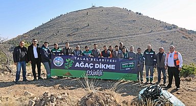 Kayseri Talas'ta ağaç seferberliği