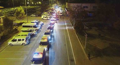 Kayseri'de 46 ekip ve 117 personelli 'aranan şahıslar' operasyonu