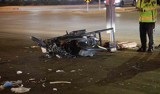 Kazada ağır yaralanan motosiklet sürücüsü hastanede hayatını kaybetti