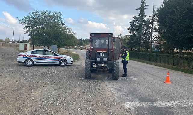 Kırklareli'nde trafik denetimi: 100 araç trafikten men edildi