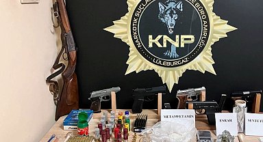 Kırklareli'nde uyuşturucu operasyonuna 9 gözaltı