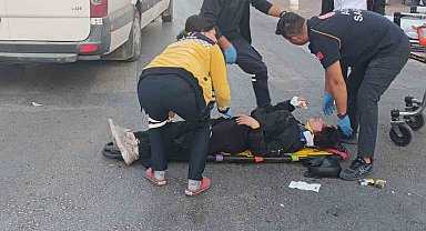 Kırmızı ışık ihlali kazayı beraberinde getirdi, genç kız acı içerisinde kaldı