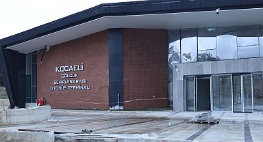 Kocaeli Gölcük'ün yeni terminaline son dokunuşlar