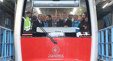 Kocaeli'nin ilk metrosunda geri sayım, deneme sürüşü gerçekleşti