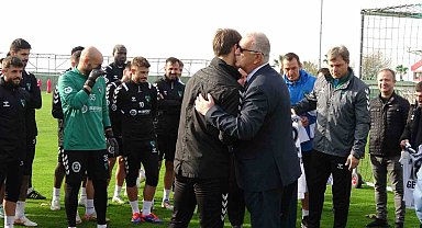 Kocaelispor antrenmanında duygusal sürpriz