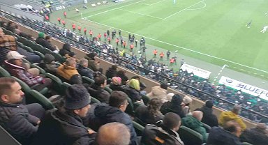 Kocaelispor - Bandırmaspor maçında gerginlik