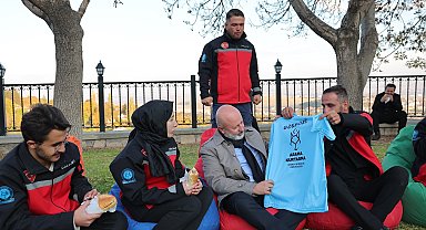 Kocasinan'da gönüllü kuruluş Gökbörü, hayat kurtarmak için hazır