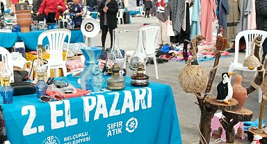 Konya Selçuklu'da 'ikinci el pazarı' ilgisi