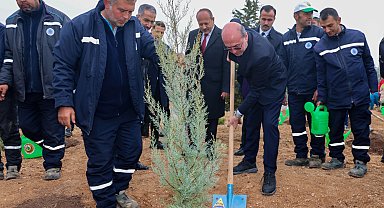 Konya Sille'de fidanlar toprakla buluştu