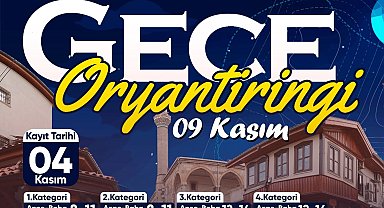 Konya'da 'Gece Oryantiringi'