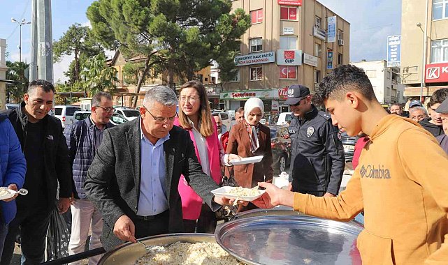 Köşk emniyeti yeni araçları için pilav hayrı gerçekleştirdi