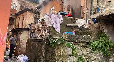 Kozlu'da tek katlı evde yangın çıktı