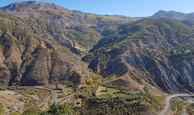 Kulp ilçesinde sonbahar güzelliği
