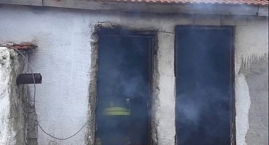 Kulu'da müştemilatta yangın