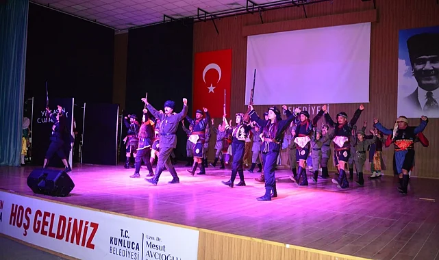 Kumluca 101. yılı sanatsal çoşku ile kutladı