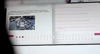 Kurduğu düzenekle ehliyet sınavına girenlere kopya gönderen şahıs tutuklandı
