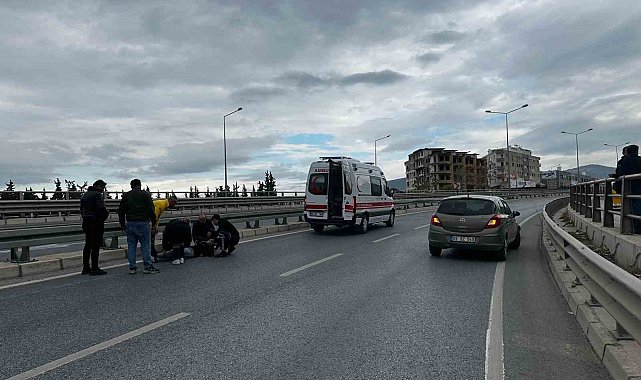 Kuşadası'nda motosiklet kazası: 1 yaralı