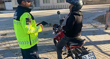Kütahya'da motosiklet ve motorlu bisikletlere yönelik özel denetim