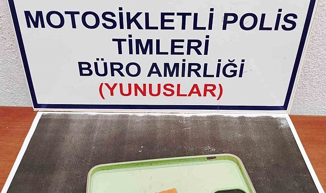 Kütahya'da Yunus Timlerinden kaçan şahsın üzerinde uyuşturucu bulundu