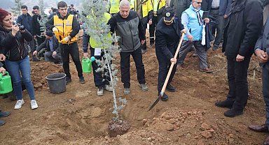 Malatya'da fidanlar toprakla buluştu
