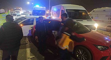 Malatya'da zincirleme kaza: 2 yaralı