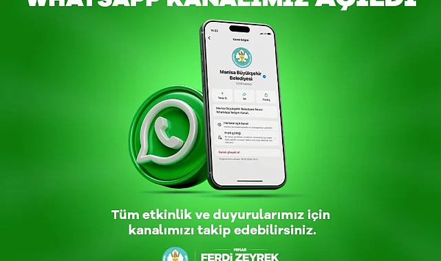 Manisa Büyükşehir'den WhatsApp hamlesi!