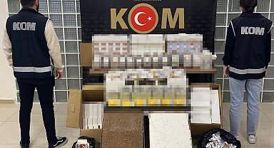 Manisa Emniyeti'nden kaçak sigara operasyonu