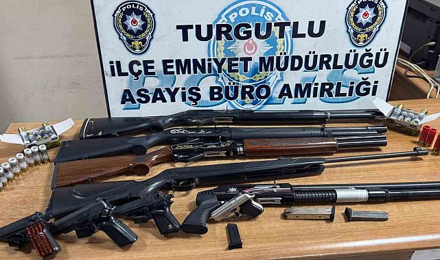 Manisa'da havaya ateş açan şehir eşkiyaları tutuklandı