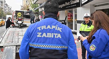 Manisa'da kaldırım işgaline karşı sıkı denetim