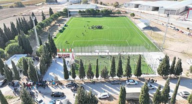 Manisa'ya 245 seyircili yeni futbol sahası kazandırıldı