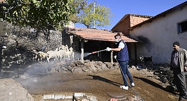 Manisa'da mavi dil hastalığıyla mücadele kapsamında 111 mahalle ilaçlandı