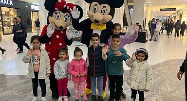 Mardian Mall'da ara tatilde çocuklar ve aileleri eğlenceye doydu