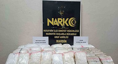 Mardin'de 56 kilogram uyuşturucu ele geçirildi
