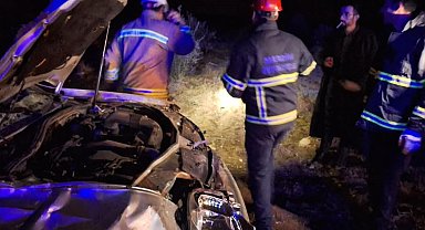 Mardin'de otomobil takla attı: 4 yaralı