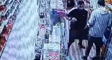 Markette uyuşturucu alışverişi kameralara takıldı