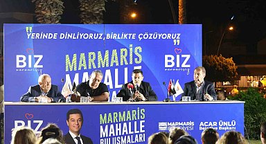Marmaris'te mahalle buluşmaları İçmeler'de başladı