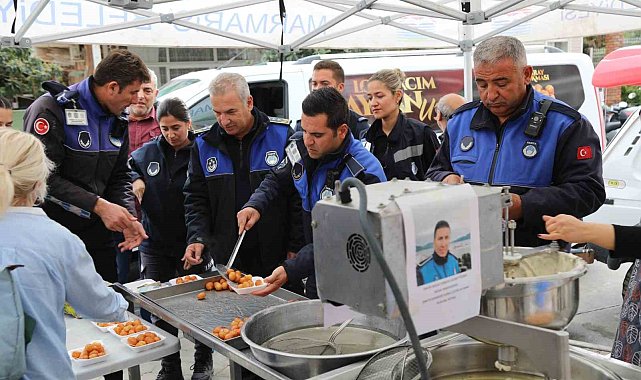 Marmaris'te vefat eden zabıta komiseri Çetin unutulmadı