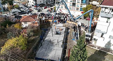 Merkezefendi Belediyesi üçüncü kreşi Mehmet Karataş Kreşinin temeli attı