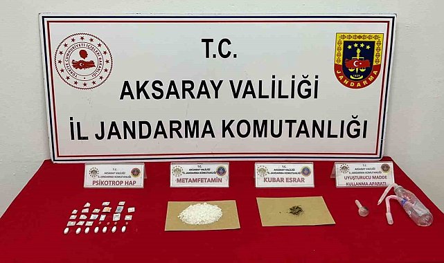 Mersin'den Aksaray'a uyuşturucu sevkiyatını jandarma engelledi