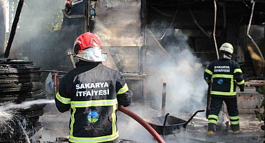 Mesire alanındaki mutfak alev alev yandı