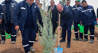 Milli Ağaçlandırma Günü'nde Sille'de fidanlar toprakla buluştu