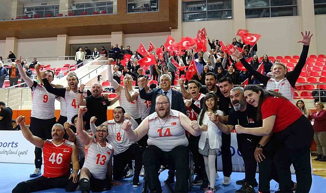 Milli takım Uzman Posta ParaVolley Avrupa Şampiyonası B Kategorisi'nde namağlup şampiyon