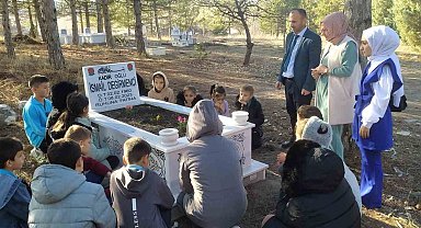 Minik öğrencilerden vefa örneği