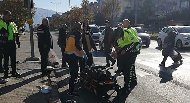 Motosikletler çarpıştı: 2 yaralı