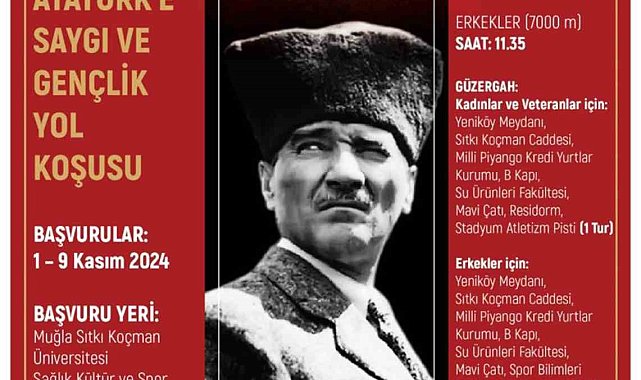 MSKÜ 31'inci Atatürk'e Saygı Gençlik Yol koşusu Pazar günü
