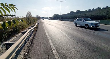 Mudanya karayolundaki göçükler düzeltilecek