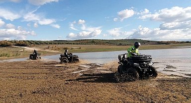 Mudanya'da atv tutkunlarının off road heyecanı